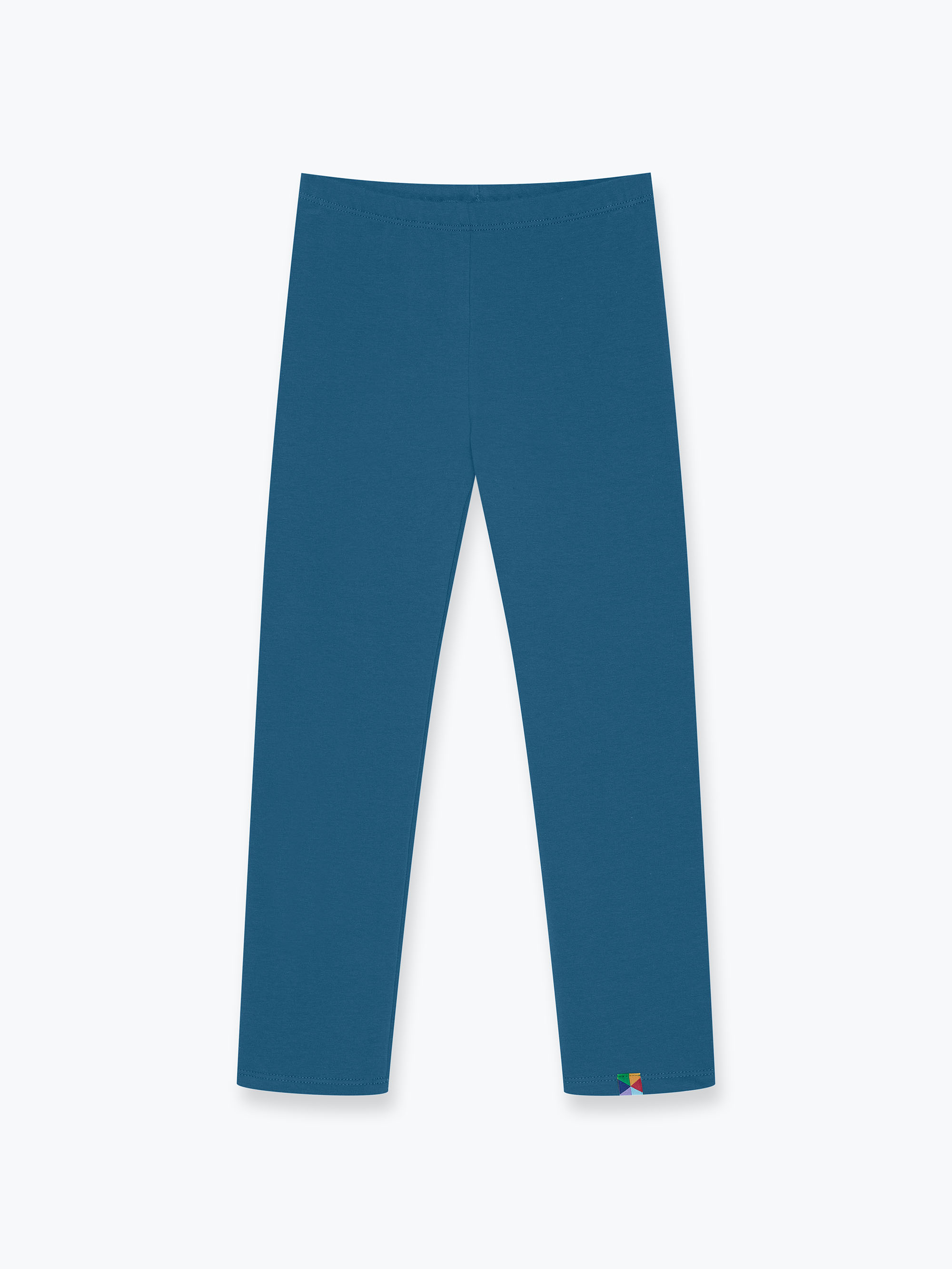 Ciemnoniebieskie legginsy z meszkiem
